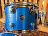 DW Performance Maple Blue Sparkle Drum Set - 22,13,16