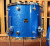 DW Performance Maple Blue Sparkle Drum Set - 22,13,16