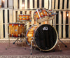 DW Collector's Rich Red Burst Over Chechen Kit - 22,10,12,16,6.5x14 - SO#1164489