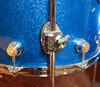 DW Performance Maple Blue Sparkle Drum Set - 22,13,16