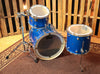 DW Performance Maple Blue Sparkle Drum Set - 22,13,16