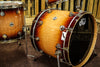 DW Collector's Series Exotic Natural to Deep Rich Red Burst Drum Set - SO# 1138822