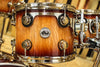 DW Collector's Series Exotic Natural to Deep Rich Red Burst Drum Set - SO# 1138822