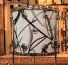 DW Collector's White Glass Contrail Drum Set - 22,10,12,14,16 - SO#1214814