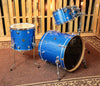 DW Performance Maple Blue Sparkle Drum Set - 22,10,12,16