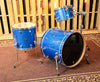 DW Performance Maple Blue Sparkle Drum Set - 22,12,16