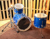 DW Performance Maple Blue Sparkle Drum Set - 22,12,16