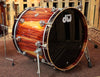 DW Collector's Almond Burst Over Padauk Drum Set - 22,10,12,16 - SO#1161696