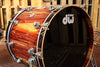 DW Collector's Almond Burst Over Padauk Drum Set - 22,10,12,16 - SO#1161696