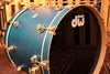 DW Collector's Azure Satin Oil Drum Set - 22,10,12,14,16,6.5x14 - SO#1186164