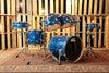 DW Collector's Blue Glass Drum Set - 20,8,10,12,14,5.5x14,4x12 - SO#1167893 (A)