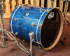 DW Collector's Blue Glass Drum Set - 20,8,10,12,14,5.5x14,4x12 - SO#1167893 (A)