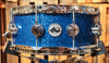 DW Collector's Blue Glass Drum Set - 20,8,10,12,14,5.5x14,4x12 - SO#1167893 (A)