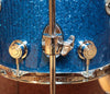 DW Collector's Blue Glass Drum Set - 20,8,10,12,14,5.5x14,4x12 - SO#1167893 (A)