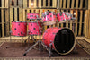 DW Performance Bubble Gum Glass Drum Set - 22, 8, 10, 12, 14, 16, 6.5x14