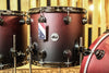 DW Collector's Maple Drum Set Cherry To Black Fade - 22/10/12/14/16 - SO# 988418