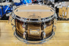 Odery Eyedentity All Birch 7x12 Tiger Black Burst Snare Drum