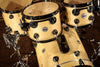 Drums Collector's Maple Natural Lacquer With Black Nickel Hardware