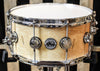 DW Collector's Natural Lacquer Angel Pearl Exotic Maple VLT 6.5x14 Snare - SO#1157730