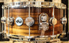 DW Collector's Natural Lacquer Walnut Exotic Maple VLT 6.5x14 Snare - SO#1157746