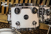 DW Performance Gloss White DrumSet 14x22, 8x10, 9x12, 12x14, 6.5x14 (video demo)