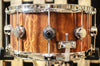 DW Collector's Exotic Sapele Pommele 10Ply Maple VLT 6.5x14 Snare - SO#1157758