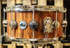 DW Collector's Exotic Sapele Pommele 10Ply Maple VLT 6.5x14 Snare - SO#1157758