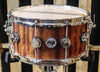 DW Collector's Exotic Sapele Pommele 10Ply Maple VLT 6.5x14 Snare - SO#1157758