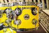 DW Collector's Maple Tony Williams Yellow Drum Set - 22, 10, 12, 16 (video demo)