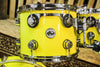 DW Collector's Maple Tony Williams Yellow Drum Set - 22, 10, 12, 16 (video demo)