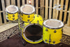 DW Collector's Maple Tony Williams Yellow Drum Set - 22, 10, 12, 16 (video demo)