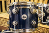 DW Collector's Series Drum Set, Royal Blue with Chrome Hardware (video demo) SO# 1099564