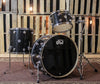 DW Collector's Maple Black Ice Drum Set - 24, 13, 16 - SO#1159194