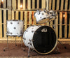 DW Collector's Maple White Crystal Drum Set - 22,10,12,16 - SO#1149278