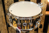 DW Collector's Maple Natural Lacquer Over Royal Ebony 6x14 Snare Drum - SO# 1101172