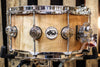 DW Collector's Maple Natural Lacquer Over Heart Curl 6.5x14 Snare Drum - SO# 1101166