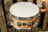 DW Collector's Maple Natural Lacquer Over Heart Curl 6.5x14 Snare Drum - SO# 1101166