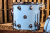 DW Collector's Series Drum Set, Sky Blue Lacquer Custom with Chrome Hardware (video demo)