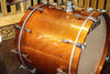 Yamaha Absolute Hybrid Maple Orange Sparkle Drum Set - 22,10,12,16