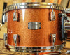 Yamaha Absolute Hybrid Maple Orange Sparkle Drum Set - 22,10,12,16