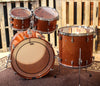 Yamaha Absolute Hybrid Maple Orange Sparkle Drum Set - 22,10,12,16