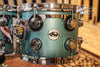 DW Collector's Series Drum Set, Artesian Green Metallic (video demo) SO# 1101774