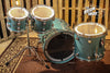 DW Collector's Series Drum Set, Artesian Green Metallic (video demo) SO# 1101774