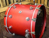 DW Collector's Maple Apple Red Stain Drum Set - 22,10,12,16 - SO#1160701