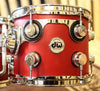 DW Collector's Maple Apple Red Stain Drum Set - 22,10,12,16 - SO#1160701