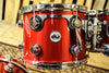 DW Collector's Maple "Minotaur's Blood" Lacquer Drum Set - SO# 1105555