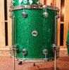 DW Collector's Green Glass Drum Set - 24,13,16,7x14 - SO#1184685