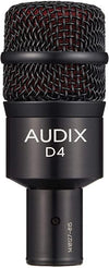 Audix D4 Dynamic Microphone with D-Vice Clamp