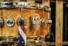 DW Collector's Maple Natural Lacquer Over Quilted Moabi 6.5x14 - SO# 1101153