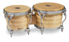 LP Generation III Traditional 7 1/4" & 9" Natural Siam Oak Bongos - LP201A-3